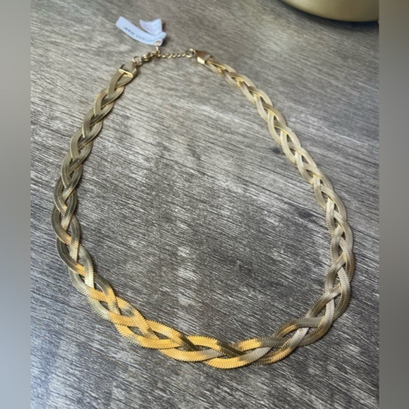 14K Gold Plated Delicate Link Women's Chain Necklace - Picture 4 of 7